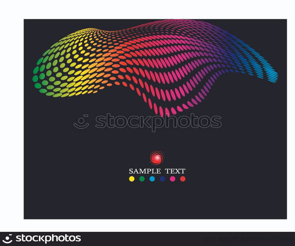 Background Composition, Web Template (Halftone)