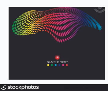 Background Composition, Web Template (Halftone)
