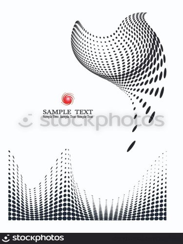 Background Composition, Web Template (Halftone)