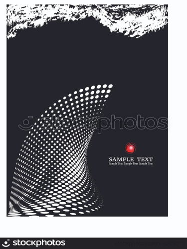 Background Composition, Web Template (Halftone)