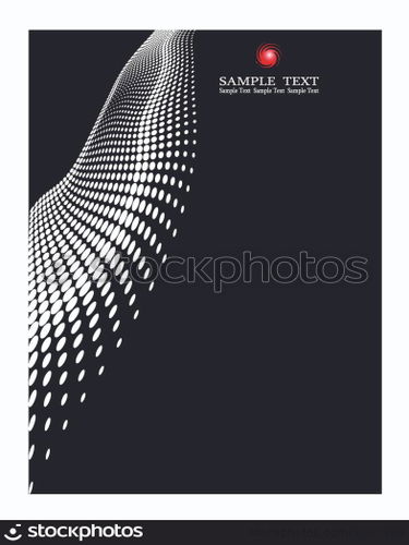 Background Composition, Web Template (Halftone)