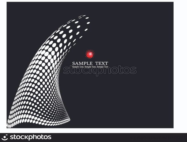 Background Composition, Web Template (Halftone)