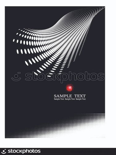 Background Composition, Web Template (Halftone)