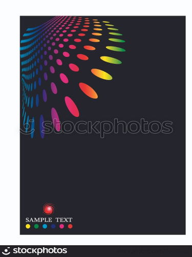 Background Composition, Web Template (Halftone)