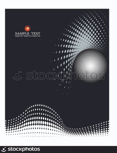 Background Composition, Web Template (Halftone)