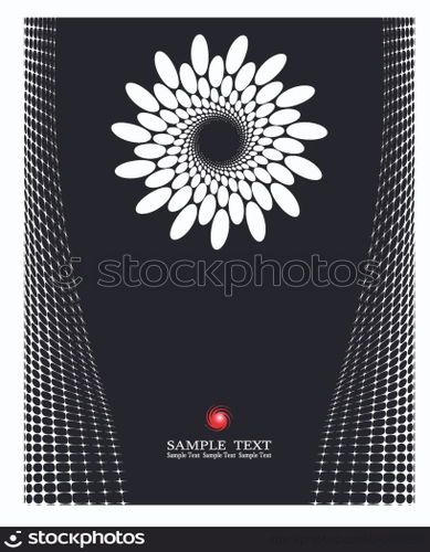 Background Composition, Web Template (Halftone)