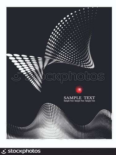 Background Composition, Web Template (Halftone)
