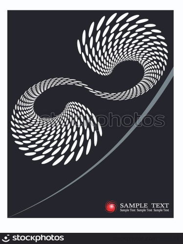 Background Composition, Web Template (Halftone)