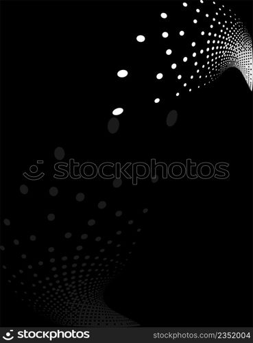 Background Composition, Web Template (Halftone) Design Vector Art Illustration