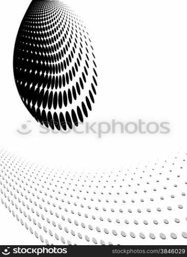 Background Composition, Web Template (Halftone) Vector Art