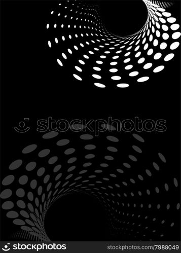 Background Composition, Web Template (Halftone) Vector Art