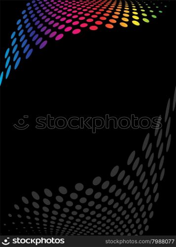 Background Composition, Web Template (Halftone) Vector Art