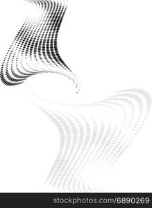 Background Composition, Web Template (Halftone) Vector Illustration