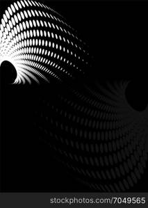 Background Composition, Web Template (Halftone) Vector Illustration