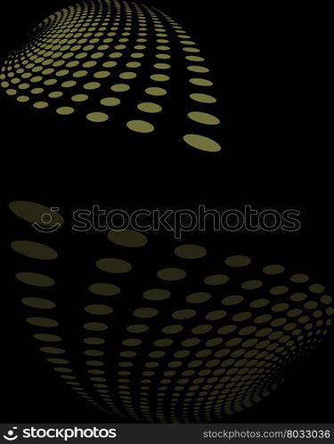 Background Composition, Web Template (Halftone) Vector Illustration