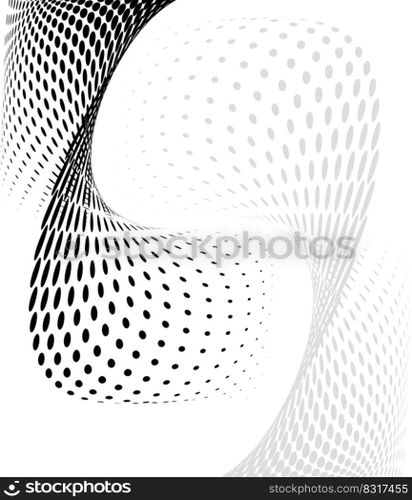 Background Composition, Web Template  Halftone  Vector Illustration