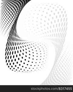 Background Composition, Web Template  Halftone  Vector Illustration