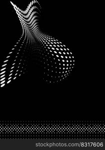 Background Composition, Web Template  Halftone  Vector Illustration