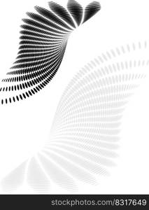 Background Composition, Web Template  Halftone  Vector Illustration