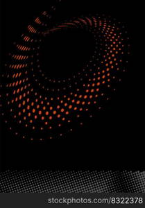 Background Composition, Web Template  Halftone  Vector Illustration