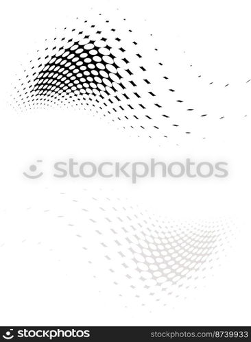 Background Composition, Web Template  Halftone  Vector Illustration