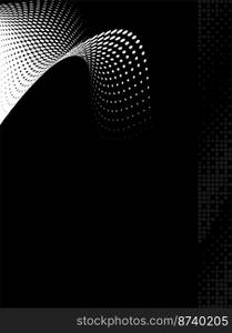 Background Composition, Web Template  Halftone  Vector Illustration