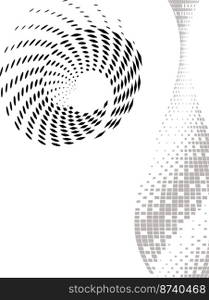 Background Composition, Web Template  Halftone  Vector Illustration