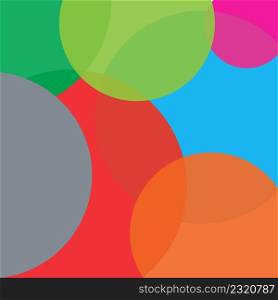 background design in round and colorful round shape