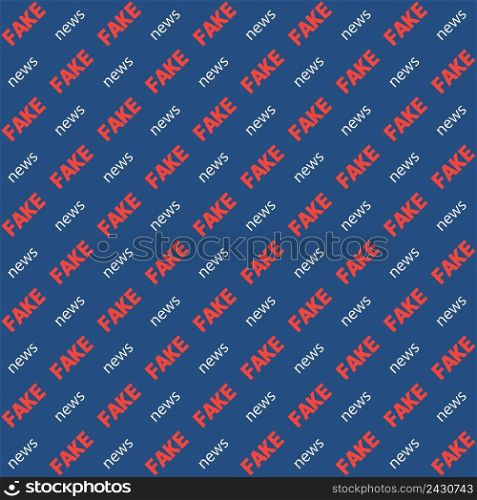 Background fake news the word diagonal text, vector seamless pattern for video blog substitution Chroma Key, seamless pattern background fake news for television, vlog