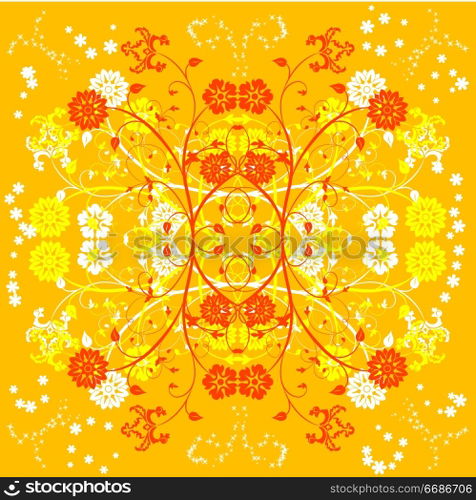 Background flower, elements for design, vector