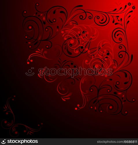 Background flower, elements for design, vector
