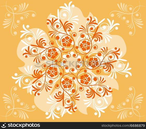 Background flower, elements for design, vector
