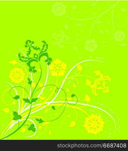 Background flower, elements for design, vector