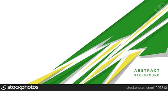 background for abstract green and yellow presentation