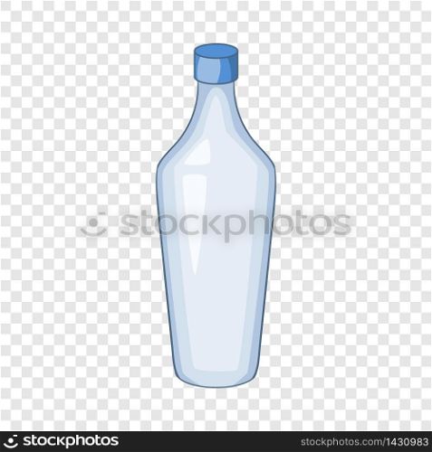 background for any web design . White bottle icon, cartoon style