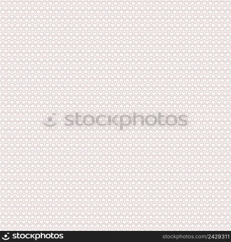 background for declaration of love on Valentine’s day, vector seamless background of hearts, template for notebook sheet of paper, love message of hearts