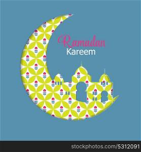Background for Muslim Community Festival Ramadan Rareem. Eid Mubarak. Vector Illustration EPS10. Background for Muslim Community Festival Ramadan Rareem. Eid Mu