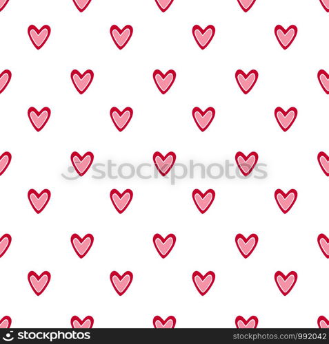 Background for valentines day design. Pattern textile print with cute pink hearts. Background for valentines day design. Pattern textile print with cute pink hearts.