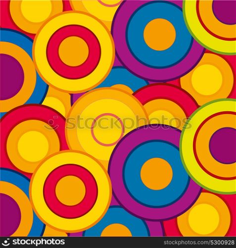 Background from circle. Bright and colorful background from circle of the varied colour