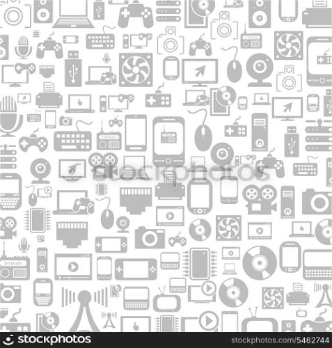Background from computer details. A vector illustration