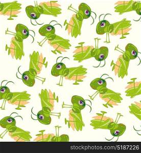 Background from grasshopper. Much grasshoppers on white background is insulated