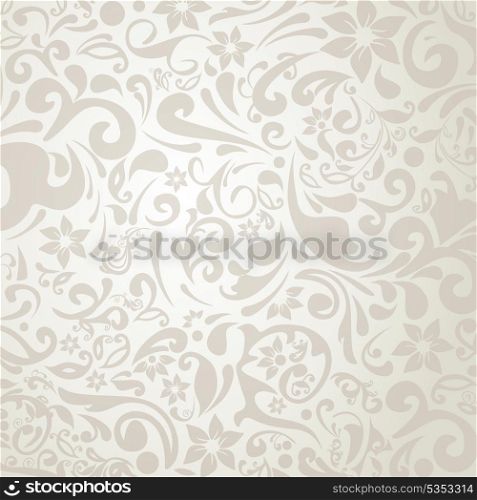 Background from plants and a flower. A vector illustration