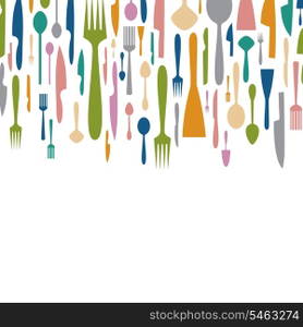 Background from ware. A vector illustration