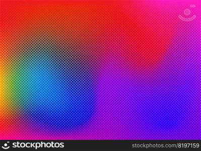 Background gradient colorful abstract halftone vector