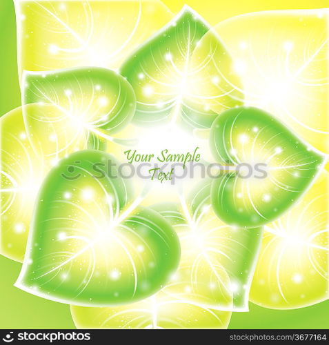 Background leaf