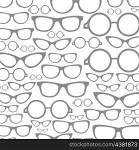 Background made from Glasses. A vector illustration