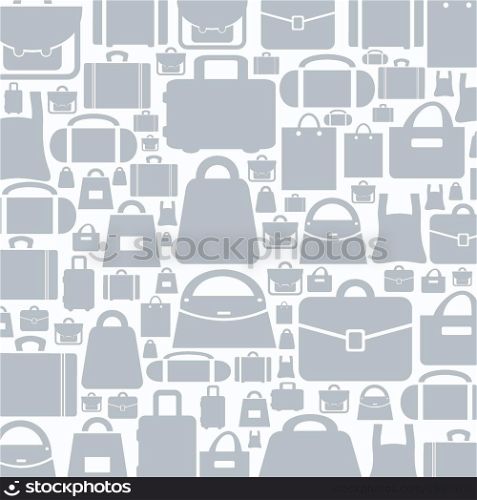 Background made of a bag. A vector illustration