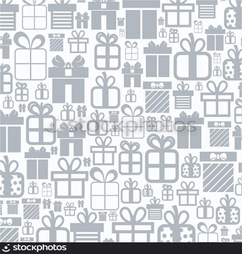 Background made of a gift. A vector illustration