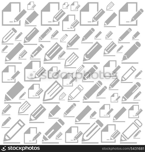 Background made of a pencil. A vector illustration