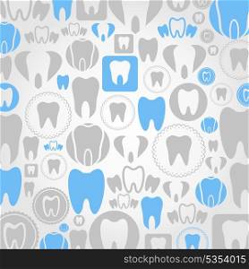 Background made of a teeth. A vector illustration
